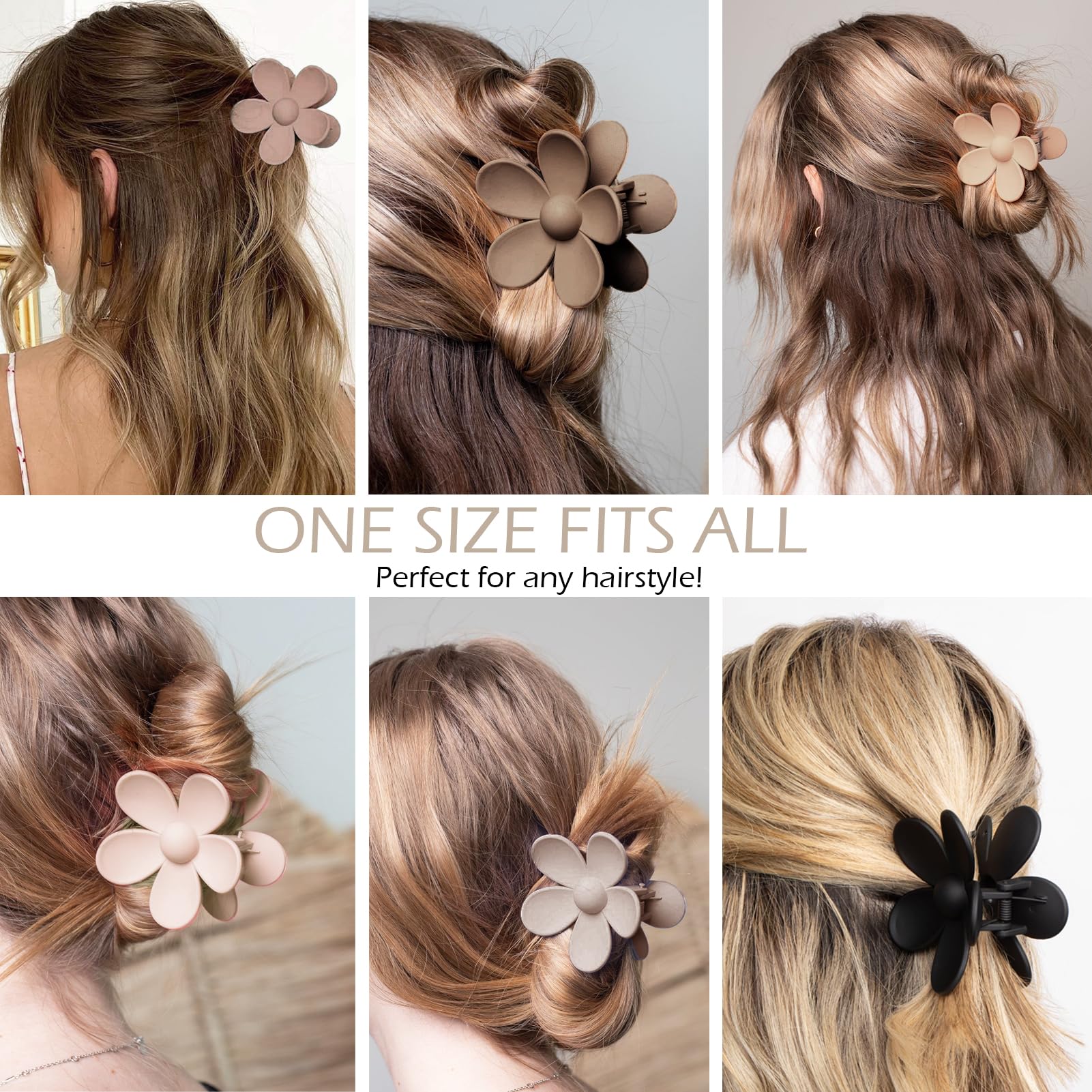 Tetizo clip held in hand to show size and comfortable grip for various hair types