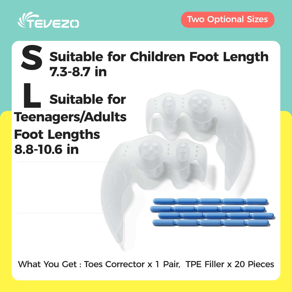 Tevezo spacers staged in bathroom during pedicure, convenient home foot care