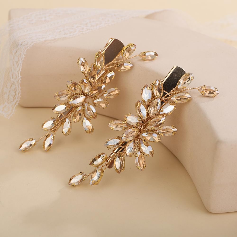 Teyglen close-up of champagne rhinestones highlighting crystal sparkle and refined detail