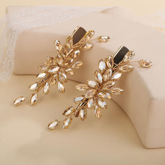Teyglen close-up of champagne rhinestones highlighting crystal sparkle and refined detail