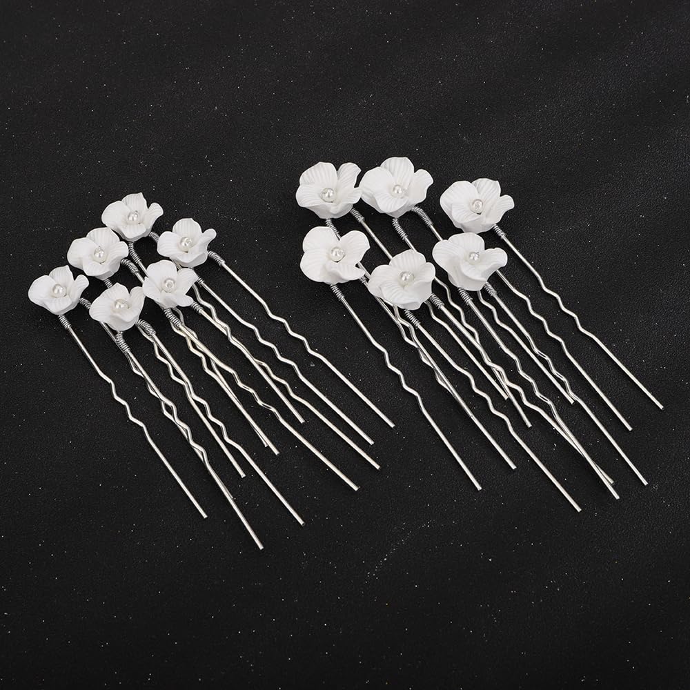 Teyglen pins placed in bridal updo giving secure hold and elegant sparkle