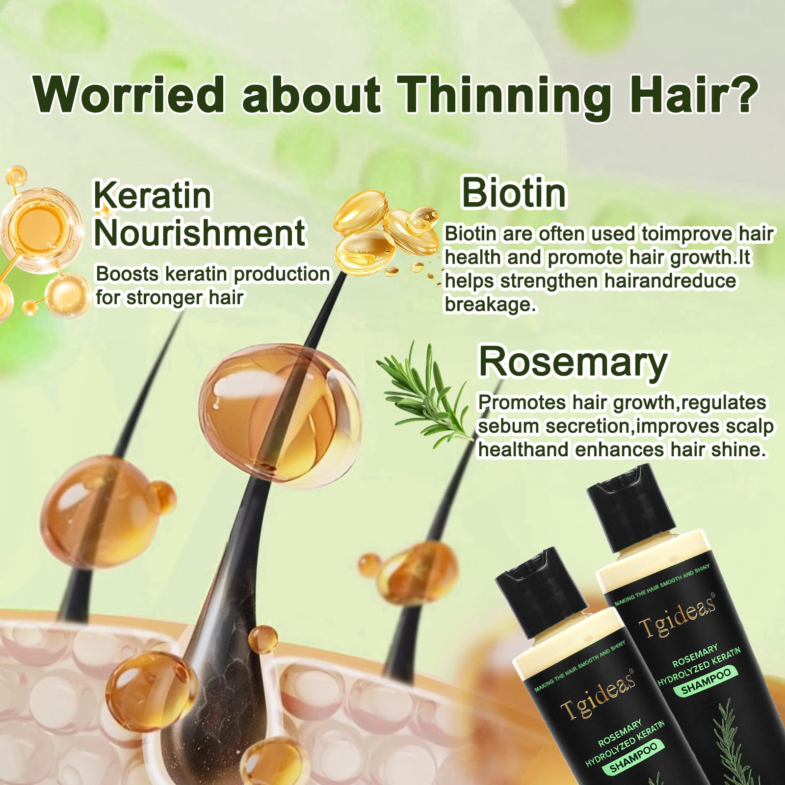 Tgideas before and after root lift comparison showing fuller-looking hair