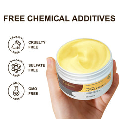 Tgideas label close-up highlighting sulfate-free and natural ingredient benefits