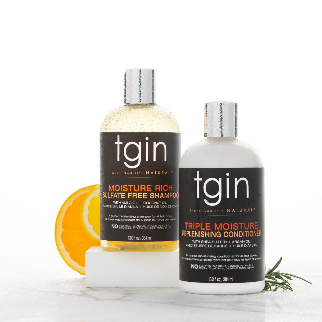 tgin shampoo lather demo in shower showing gentle yet effective foam