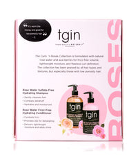 tgin lifestyle photo of defined curls showing natural shine