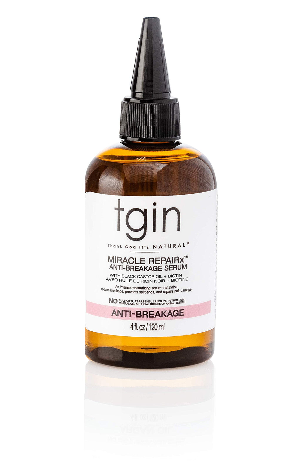 tgin Miracle RepaiRx front bottle showing label and size for quick identification and trust