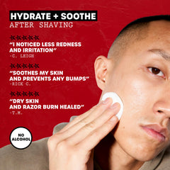 THAYERS toner on cotton pad demonstrating gentle cleansing and prep benefit