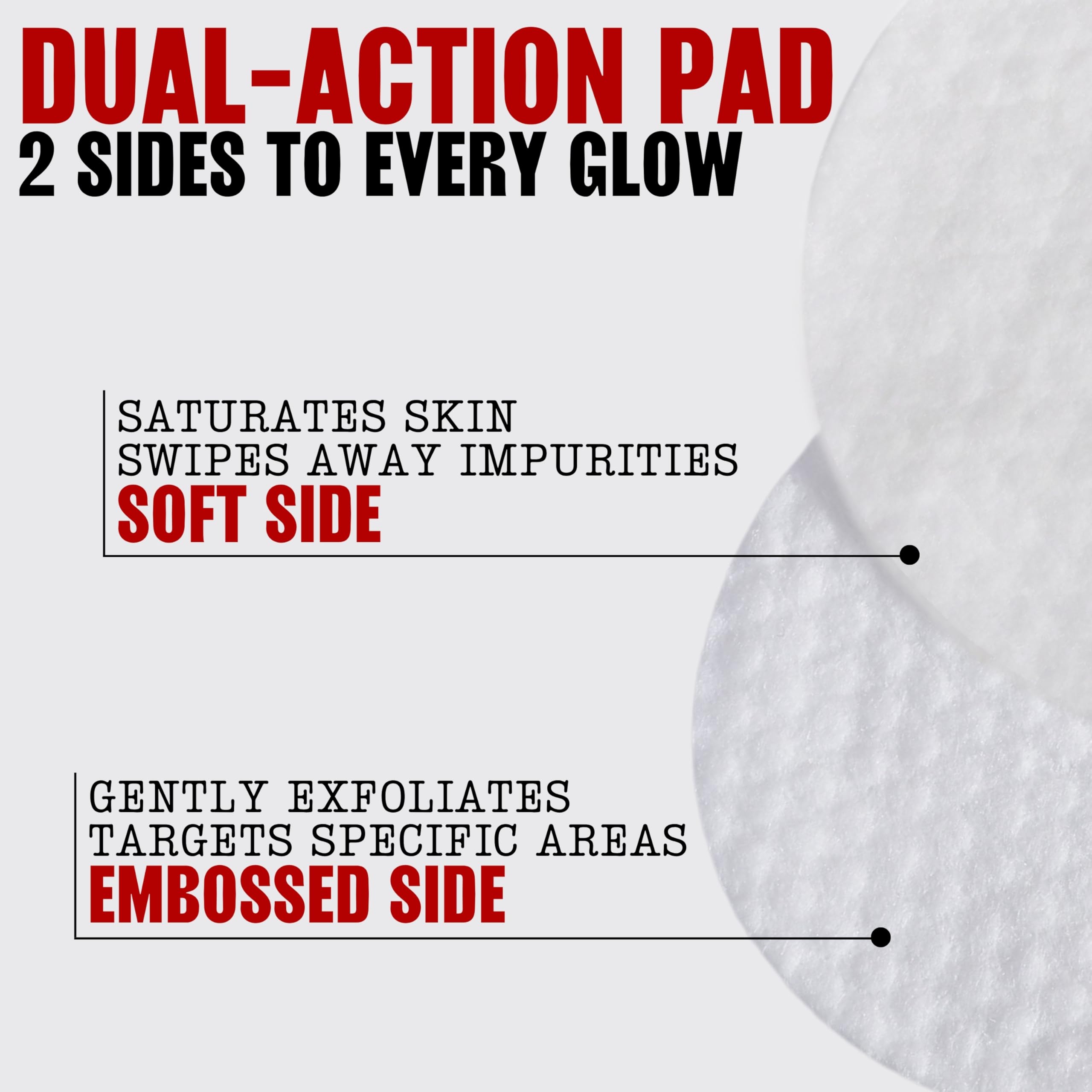 Hand holding Thayers pad demonstrating simple application and quick skincare step
