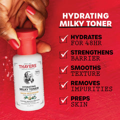 Witch hazel and aloe beside Thayers products illustrating soothing botanicals