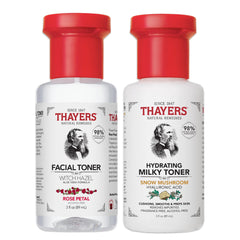 Thayers Hydrating Milky Toner bottle front emphasizing long-lasting hydration