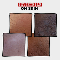 THAYERS patch with light makeup over it showing seamless concealment benefit