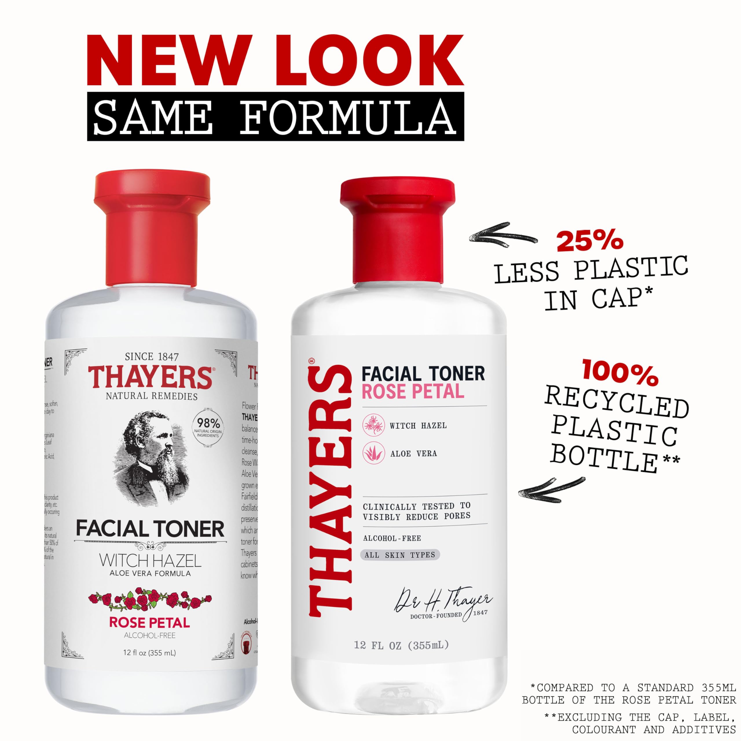 Thayers rose toner displayed on shelf for a calming bathroom aesthetic
