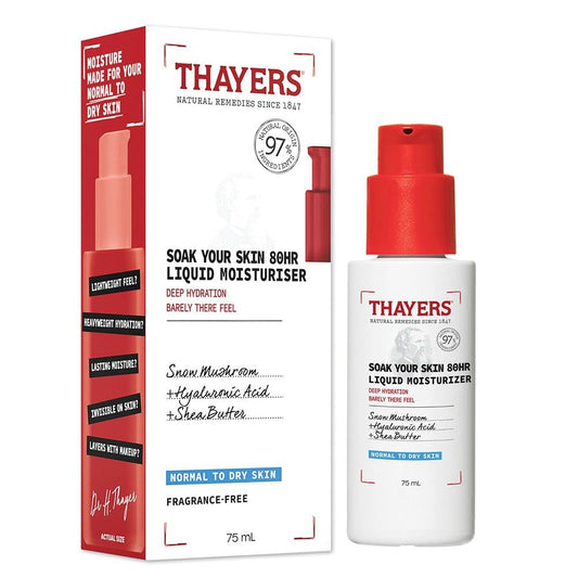 THAYERS front packaging showing product name and compact travel size benefit