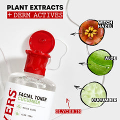 Thayers toner mist on face offering lightweight hydration