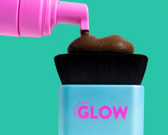 THE AUSTRALIAN GLOW mousse staged in bathroom lifestyle for easy use