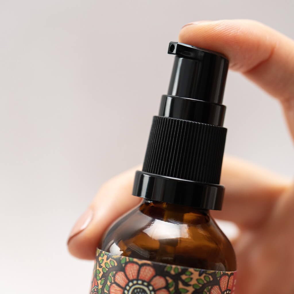 The Ayurveda Experience applied during neck massage promoting firmer-looking skin