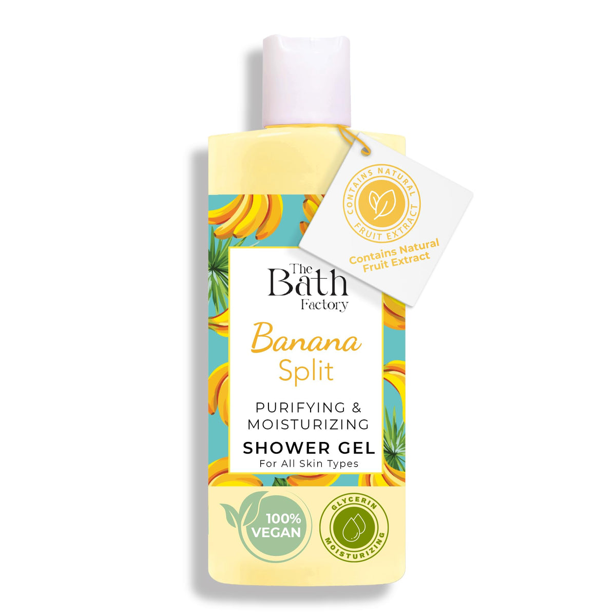 The Bath Factory Liberty front packaging showing bottle and label benefit freshness