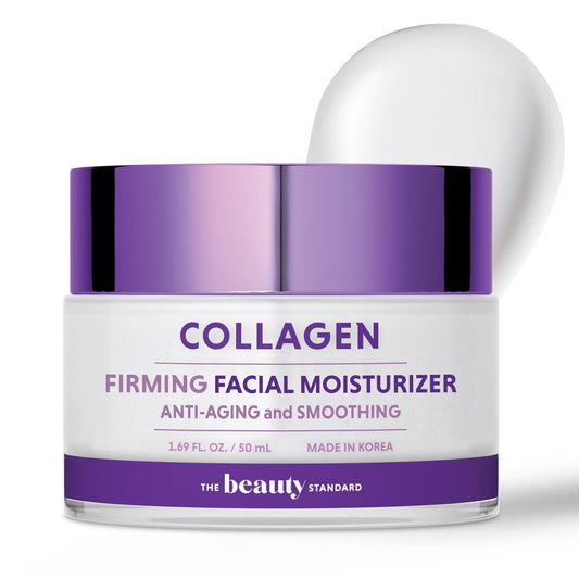 The Beauty Standard front jar showing elegant packaging and hydration benefit