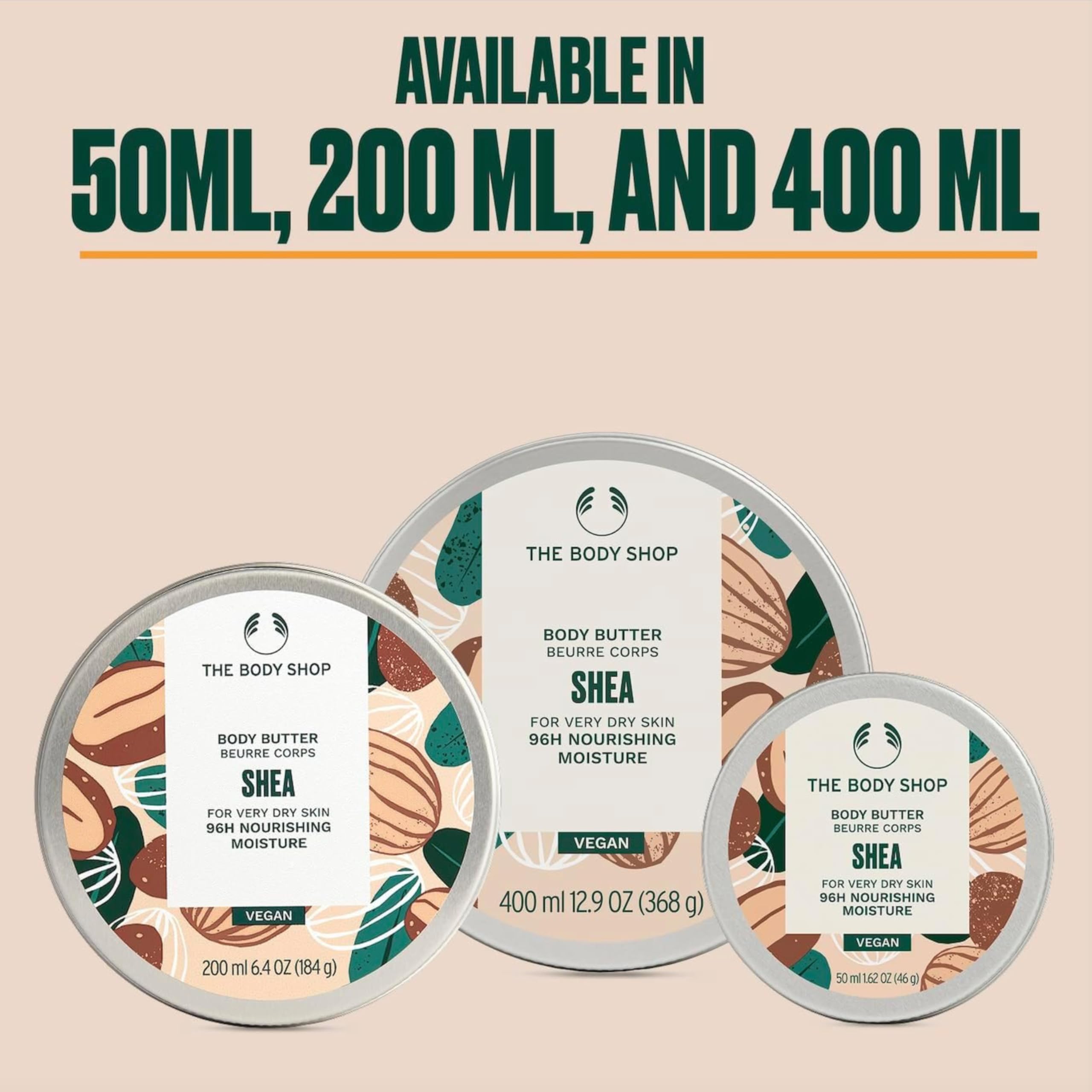 The Body Shop shea on bathroom shelf suggesting daily self-care benefit
