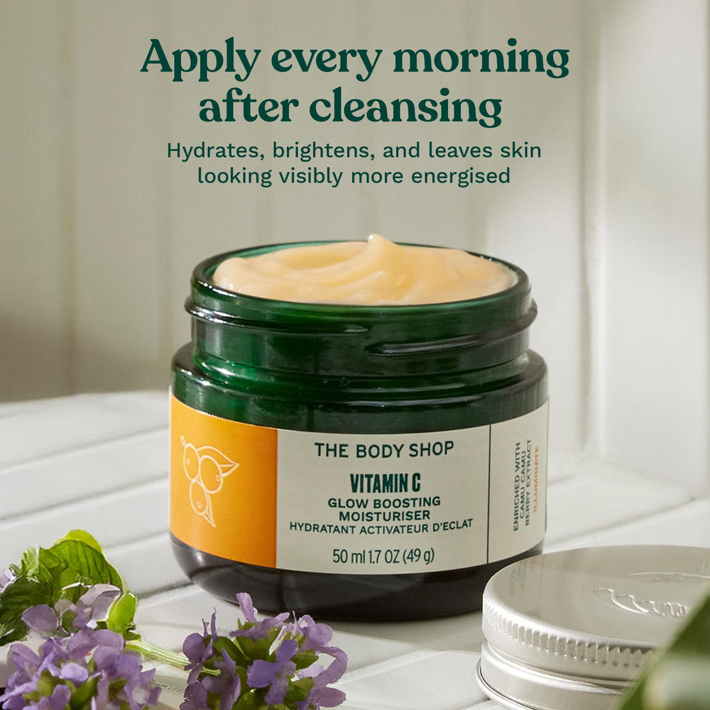 The Body Shop recyclable packaging label promoting eco-friendly choice