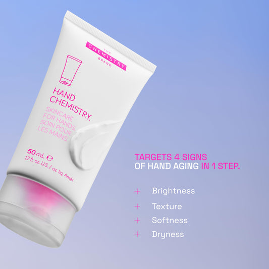The Chemistry Brand cream texture close-up demonstrating smooth spreadability