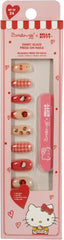 The Crème Shop front packaging showing kit contents and Hello Kitty design benefit: easy unboxing
