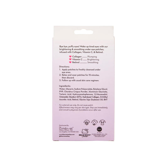 The Crème Shop close-up of hydrogel patch texture highlighting adhesive hydration