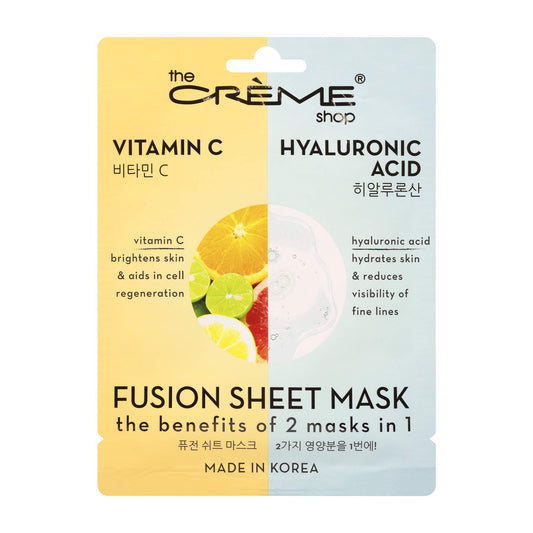 The Crème Shop close-up of serum-soaked mask fabric demonstrating intense hydration