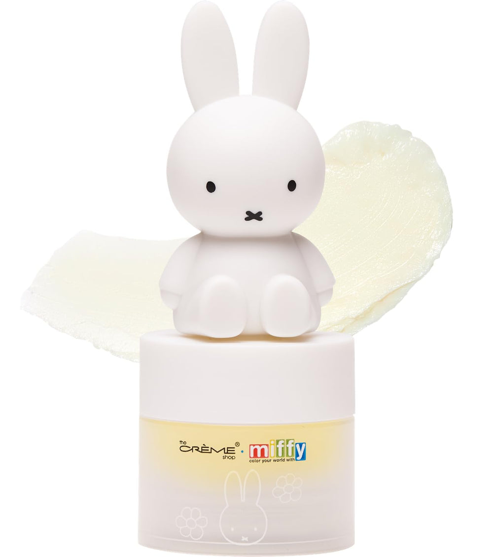 The Crème Shop Miffy balm front tube showing mango tint and portability