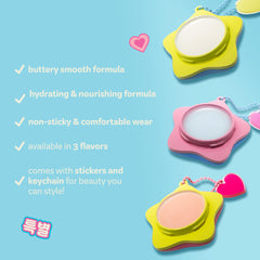 The Crème Shop product texture close-up highlighting smooth, non-sticky balm for instant comfort