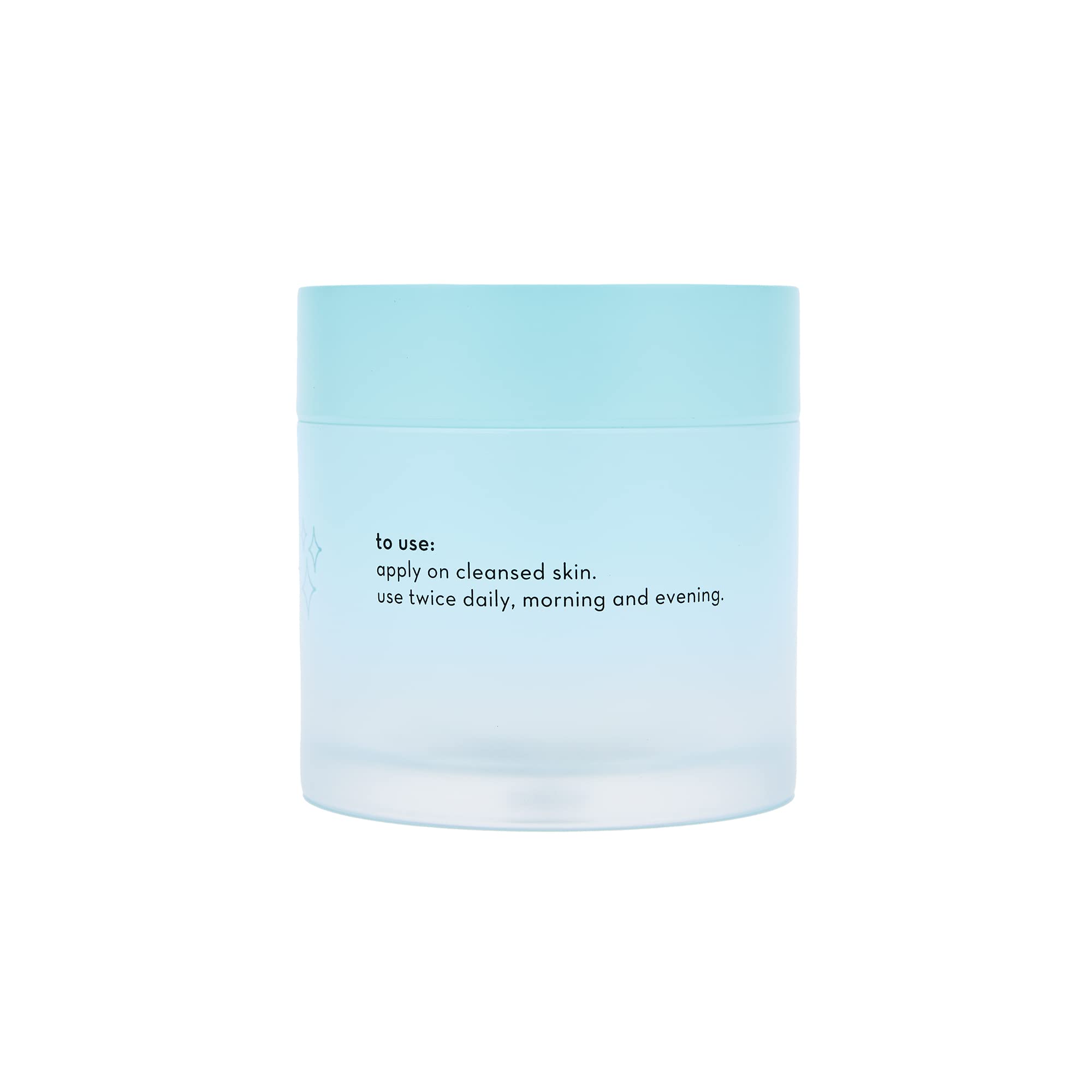 The Crème Shop close-up of creamy gel texture demonstrating lightweight hydration