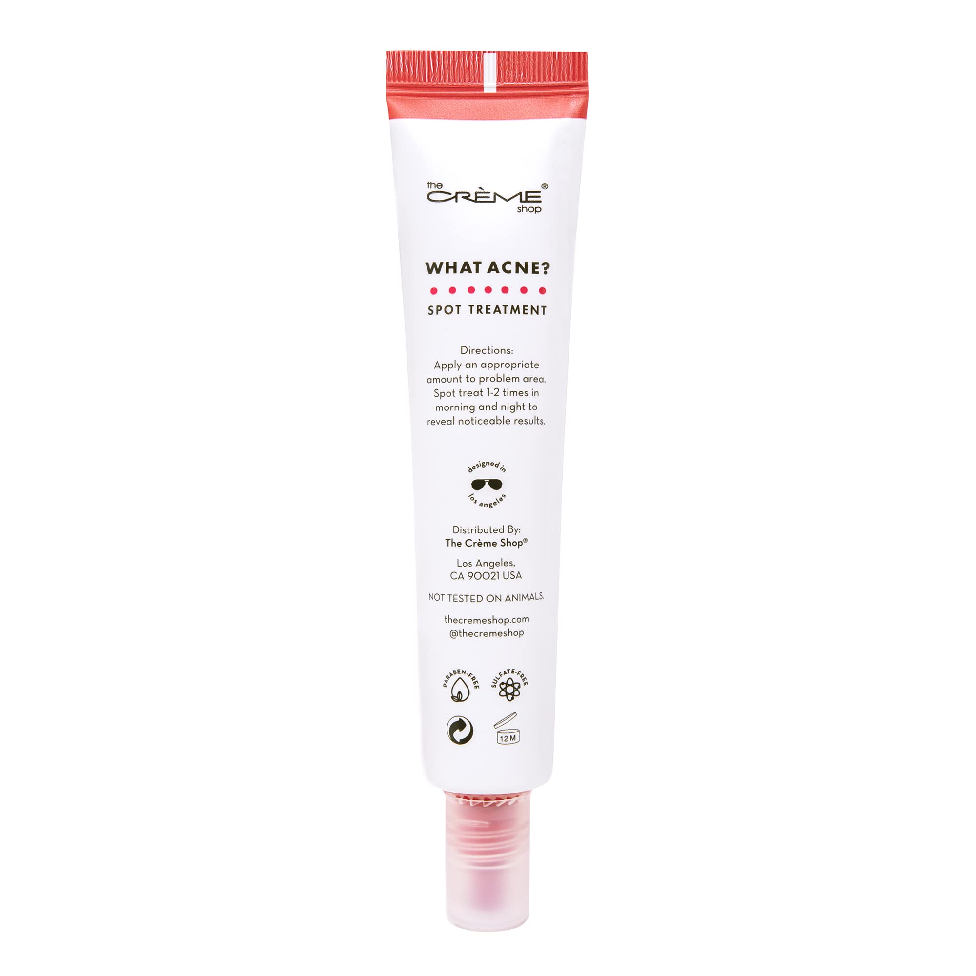 The Crème Shop close-up label showing tranexamic acid propolis and cica ingredients benefit