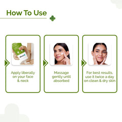 The Derma Co applied on hand to show quick absorption and hydrated look