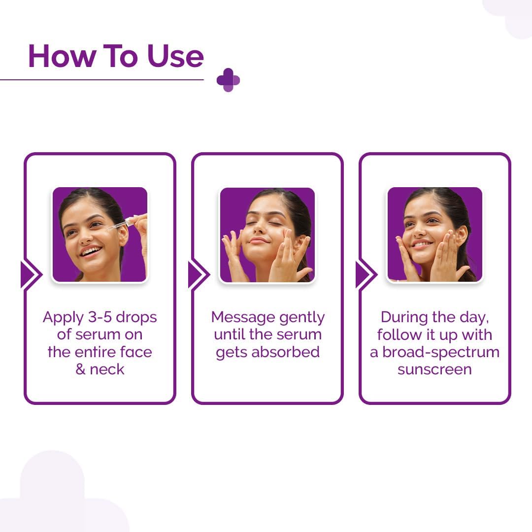 Application of The Derma Co serum on cheek targeting blackheads and pores