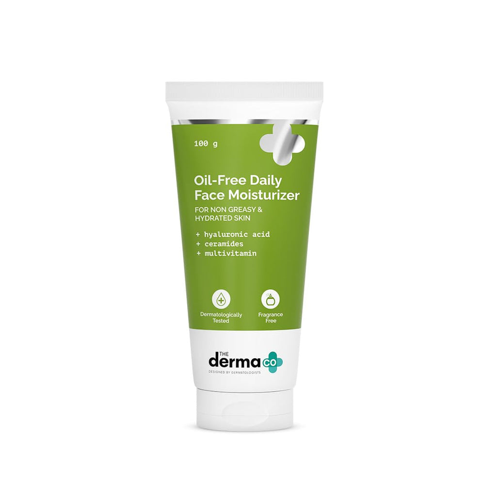 The Derma Co front packaging showing clean label and product size for clarity