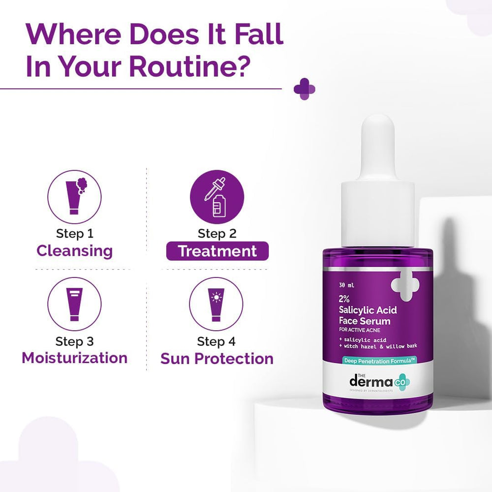 The Derma Co 30ml bottle beside a coin showing compact travel-friendly size benefit