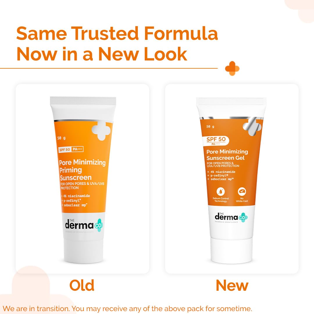 The Derma Co tube beside coin indicating compact 50g travel-friendly size