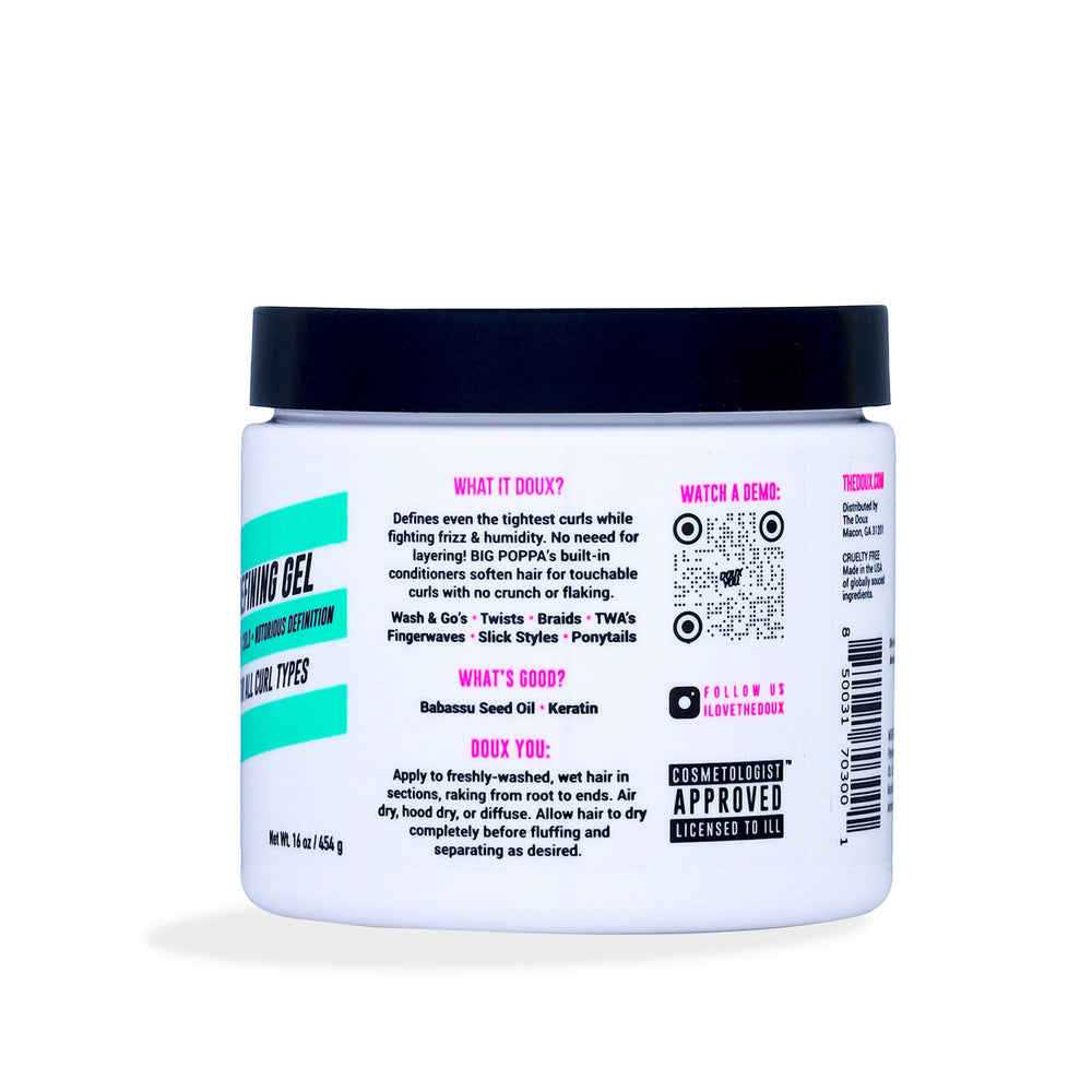 The Doux gel texture close-up highlighting smooth application and slip