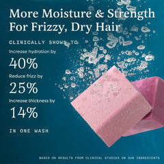 The Earthling Co. conditioner bar close-up sheen showing creamy conditioning