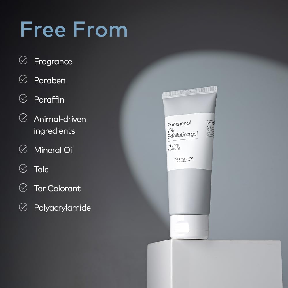 The Face Shop Alltimate before and after skin texture comparison showing visible smoothing