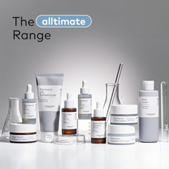 The Face Shop Alltimate packaged box with ingredients panel and product presentation