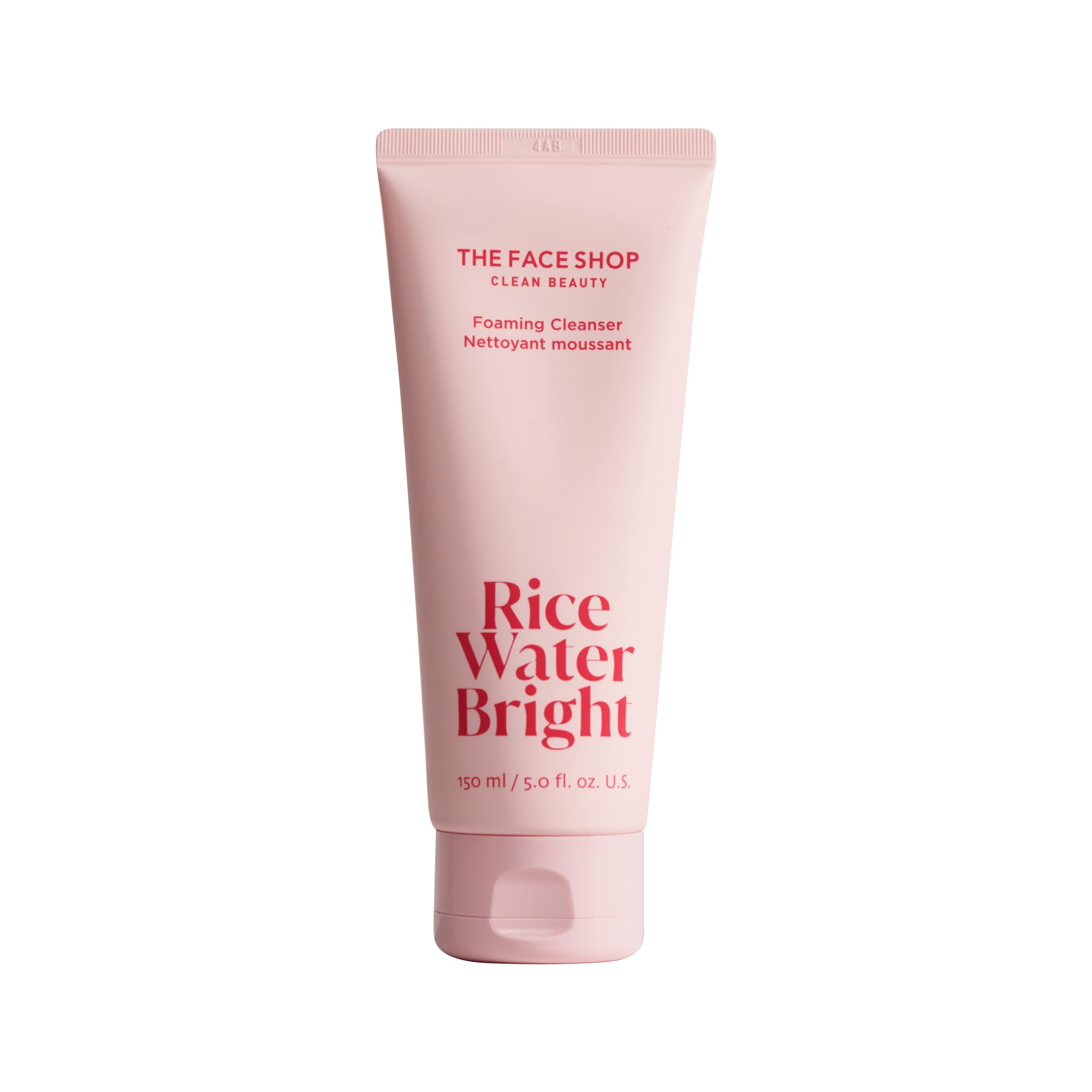 The Face Shop front packaging showing rice water cleanser and brightening benefit