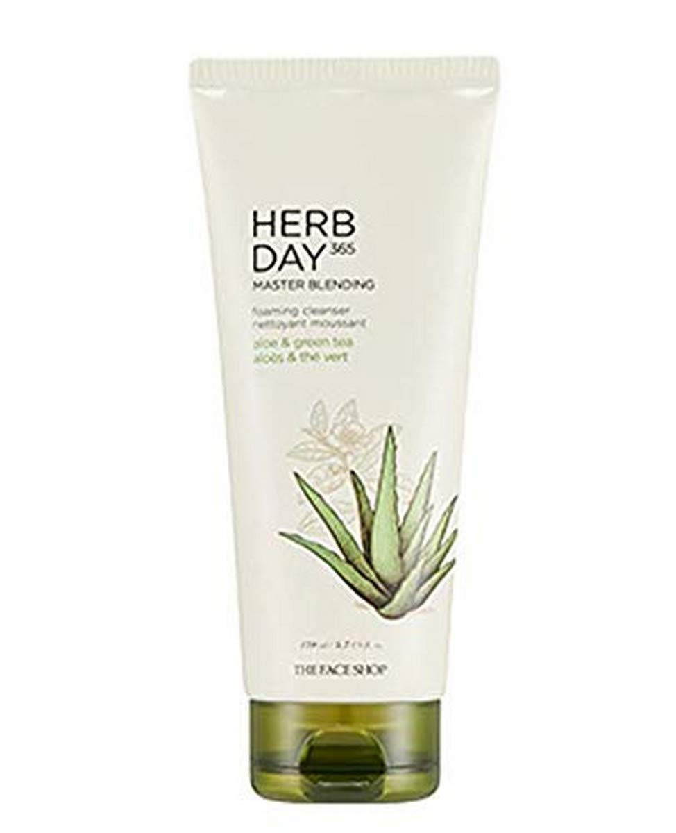 The Face Shop front packaging showing cleanser tube and clear product benefits