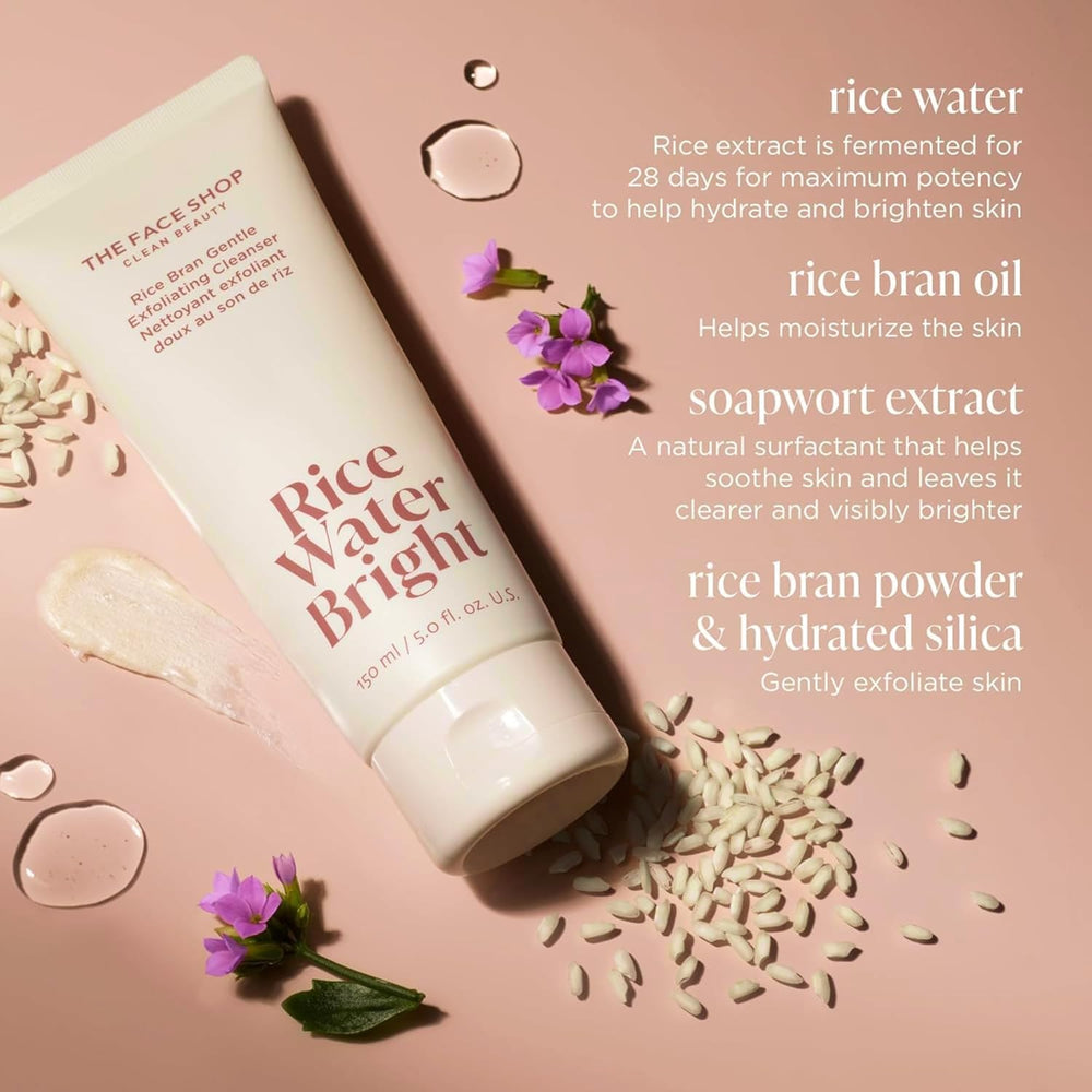 The Face Shop product next to coins for size scale and easy dispensing