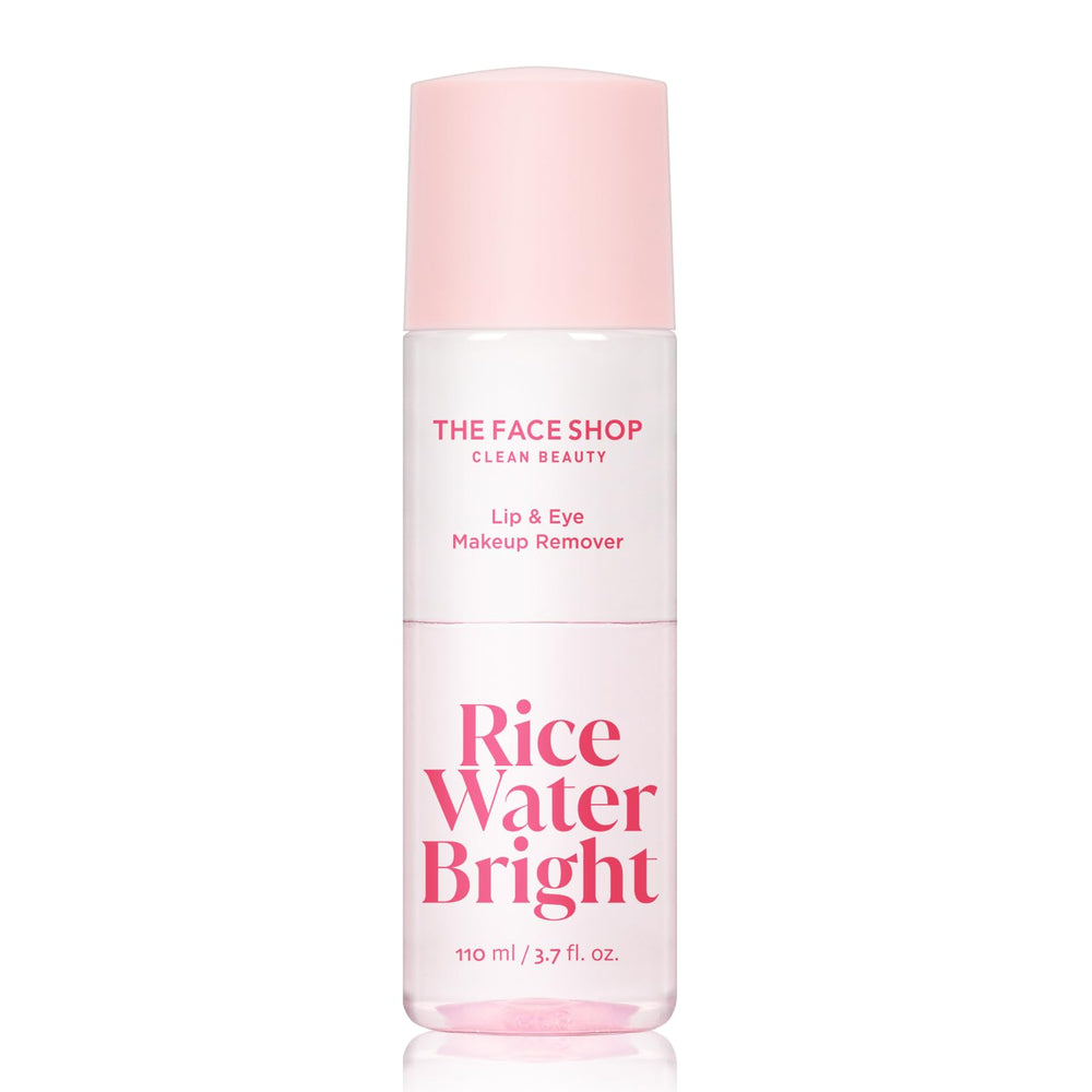 The Face Shop front bottle showing packaging and easy-pour design for travel