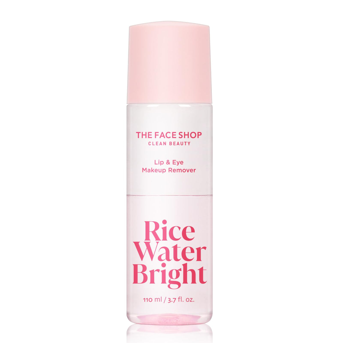 The Face Shop front bottle showing packaging and easy-pour design for travel