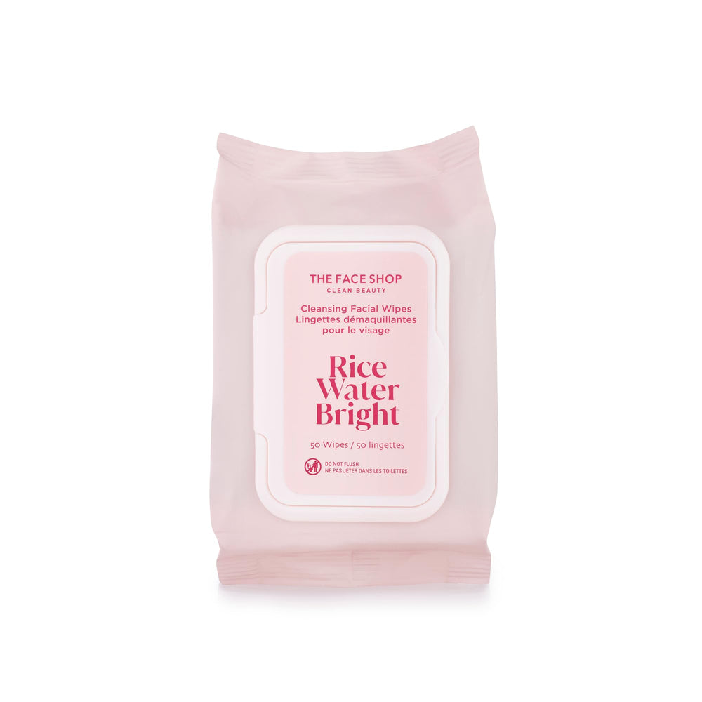 The Face Shop front packaging highlighting 50-count convenience and portability