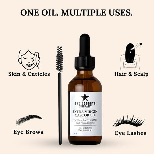 The Goodbye Company precision applicator close-up for accurate lash lines