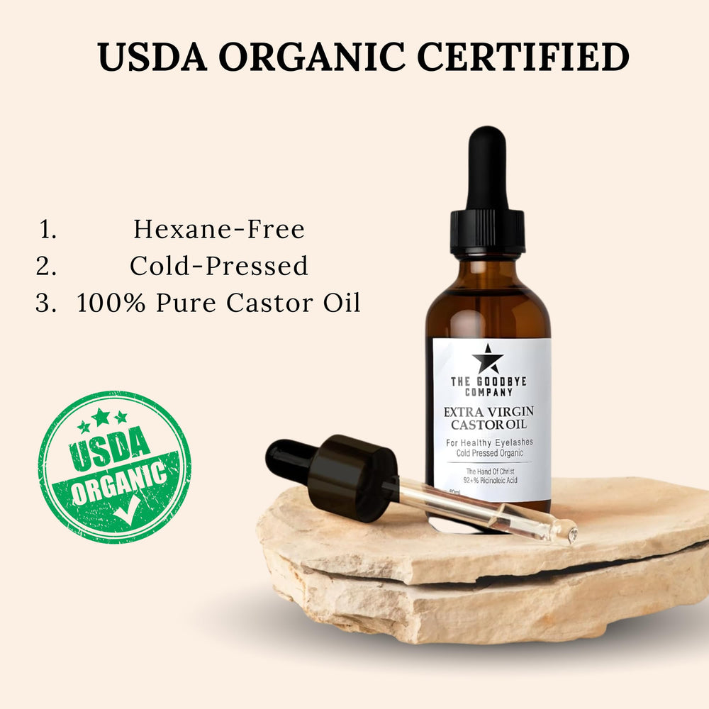 The Goodbye Company size comparison with ruler illustrating travel-friendly 60ml