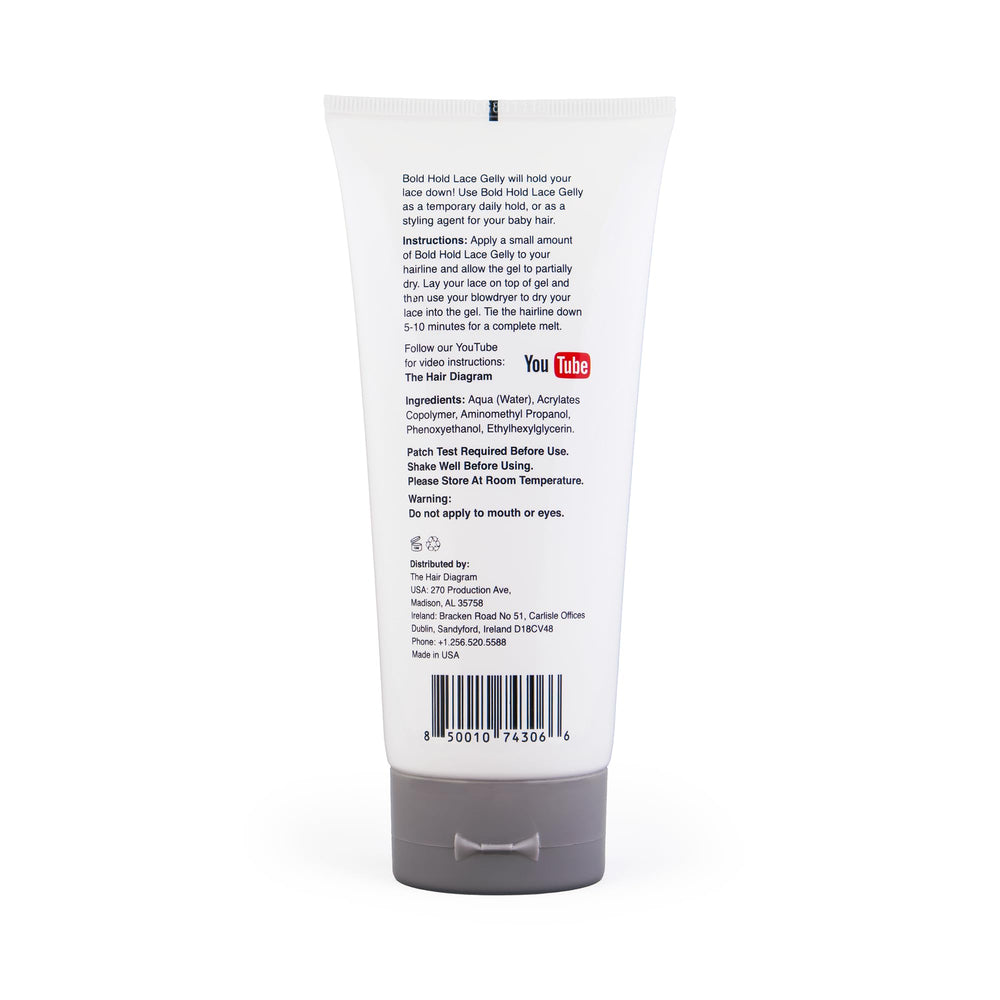 The Hair Diagram open jar showing smooth gel texture for easy application